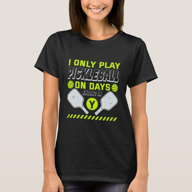 T-shirt cadeau du joueur de pickball (Devant)