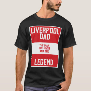T-shirt cadeau du père du ventilateur Liverpool