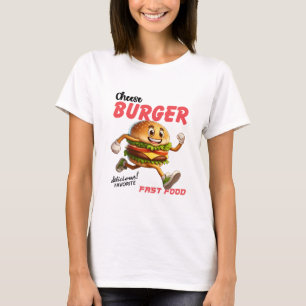 T-shirt Cadeau du pied de page   Chemise Burger Drôle   Ch