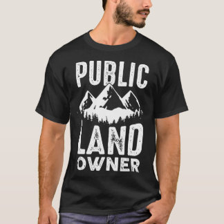 T-shirt Cadeau du propriétaire foncier public pour des ter