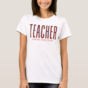 T-shirt Cadeau enseignant entièrement personnalisable - Ch