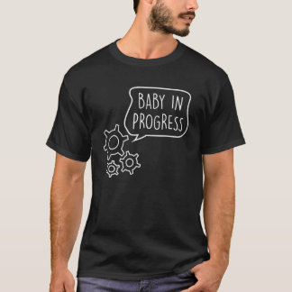 T-shirt Cadeau féminin attendu de mère | Baby Loading Mama