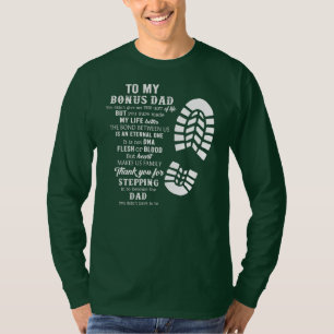 T-shirt Cadeau Fête des pères Homme Bonus Papa De Stepdad 
