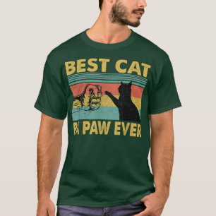 T-shirt Cadeau Fête des pères Mens Meilleur Chat Pa Paw Ja