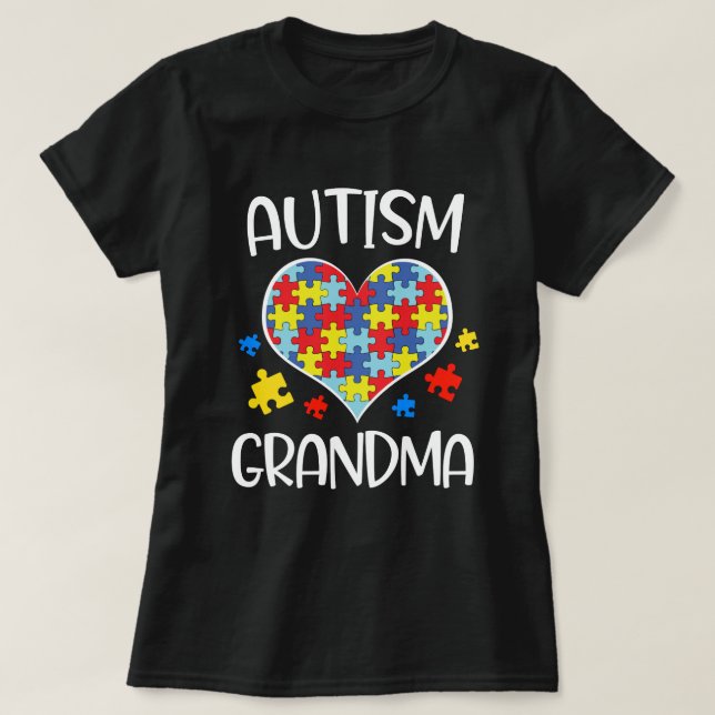 T-shirt Cadeau fier de petit-fils de conscience de (Design devant)