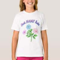 Cadeau floral personnalisé à l'aquarelle