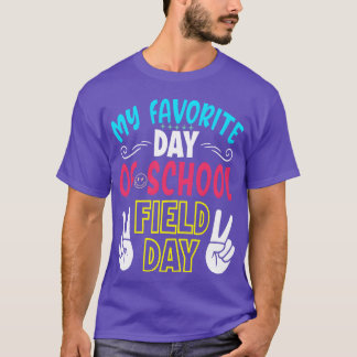 T-shirt Cadeau Groovy Field Day de mon ère Field Day