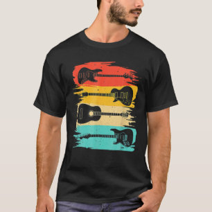 T-shirt Cadeau Guitare vintage Pour Hommes Musique Musique