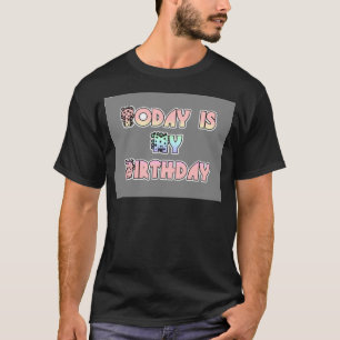 T-shirt Cadeau HakunaMatata Aujourd'hui est mon anniversai