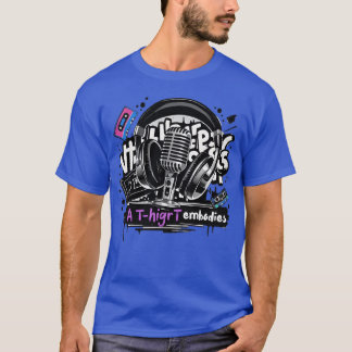 T-shirt Cadeau HipHop ne meurt jamais pour femmes et homme