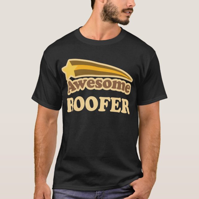 T-shirt Cadeau impressionnant de Roofer (Devant)