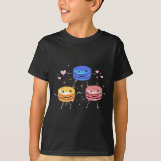 T-shirt Cadeau Macaroon de Cheerleading Mignon Délicieux