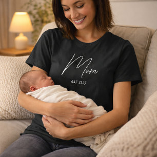 T-shirt Cadeau Maman Créée Nouveau