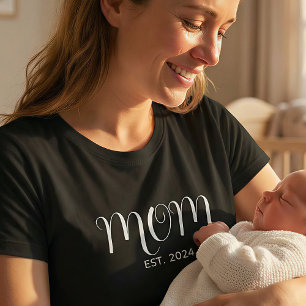 T-shirt Cadeau Maman Fondée Nouvelle Maman