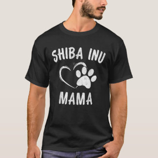 T-shirt Cadeau maman Shiba Inu amusant Vêtements pour amat