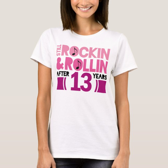 T-shirt Cadeau Mariage du 13e anniversaire (Devant)