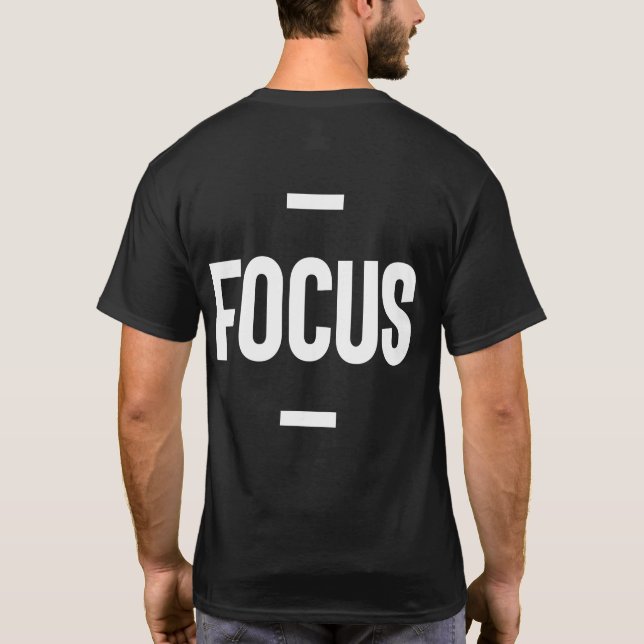 T-shirt Cadeau motivé par l'entrepreneur - Focus (Dos)