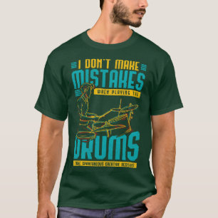 T-shirt Cadeau Musicien Drôle Drummer Citation Drones