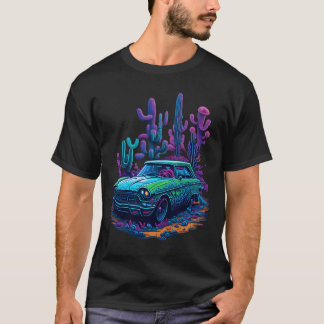 T-shirt Cadeau néon voiture vintage amis vintage
