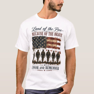 T-shirt Cadeau patriotique Honneur et Souvenir des Héros T