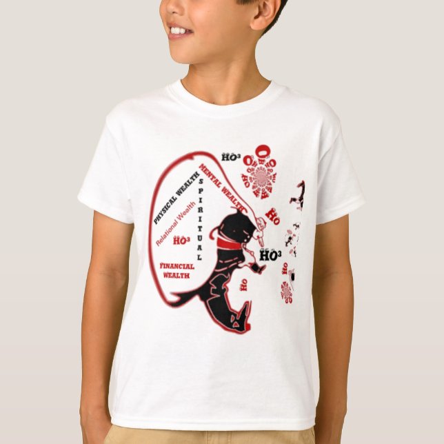 T-shirt Cadeau Père Noël Secret - Prospérité et Richesse (Devant)