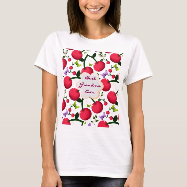 T-shirt Cadeau personnalisé et sur mesure de papillon en c (Devant)