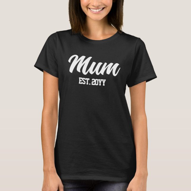 T-shirt Cadeau personnalisé maman est année cadeau personn (Devant)