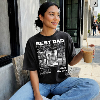 T-shirt Cadeau personnalisé pour la fête des pères Meilleu