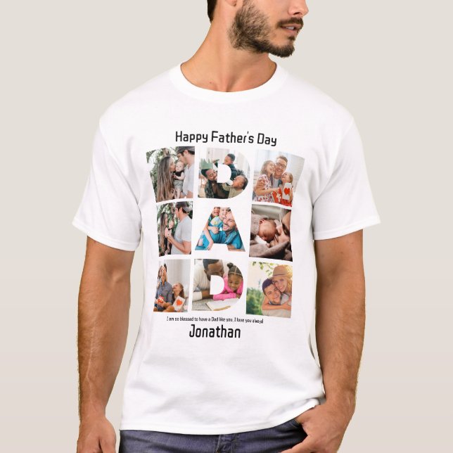 T-shirt Cadeau personnalisé pour papa Fête des pères 9 Pho (Devant)