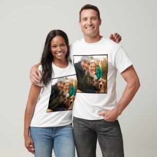 T-shirt Cadeau photo   Photo de famille personnalisée mode