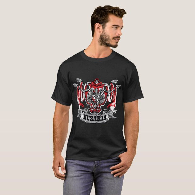 T-shirt Cadeau polonais de chemise de Polska Husaria de (Devant entier)