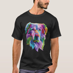 T-shirt cadeau pop-art pour le chien golden récupérateur c
