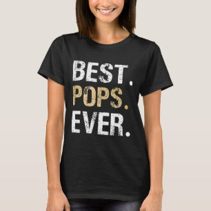 T-shirt Cadeau Pops De Grandgirl Grandson Best Pops Ev