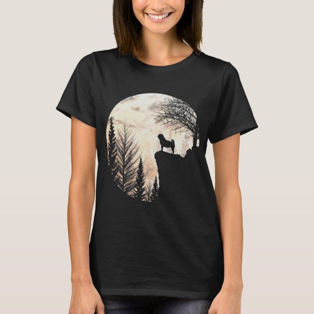T-shirt cadeau pour amoureux du carlin, cadeau carlin (Devant)