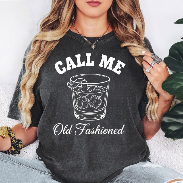 T-shirt Cadeau pour buveur de whisky à la mode ancienne (Créateur téléchargé)