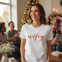 T-Shirt Cadeau pour Femme avec Écriture Colorée "W
