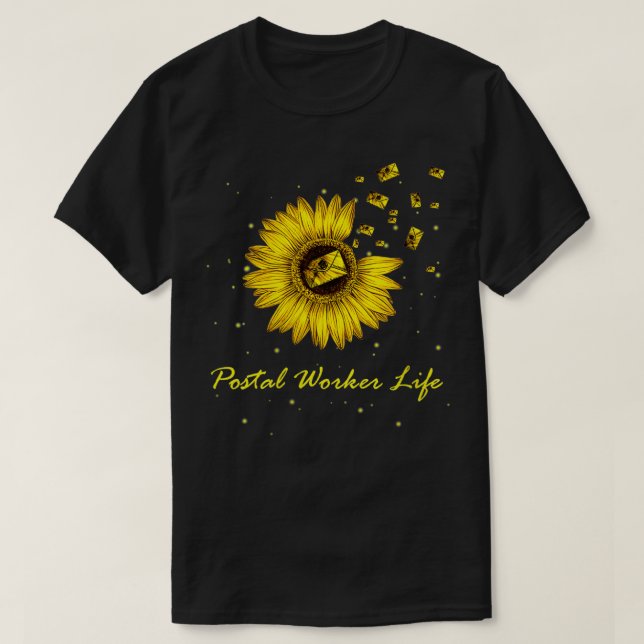 T-shirt Cadeau pour femme travailleuse postale T  Cadeau p (Design devant)