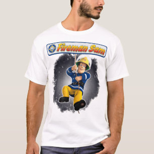 T-shirt Cadeau Pour Femmes Enfants Pompiers Caricatures Sa