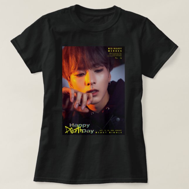 T-shirt Cadeau Pour Hommes Héros Xdinary Ode Joyeux Jour d (Design devant)