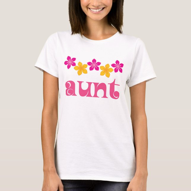T-shirt Cadeau pour la tante (Devant)