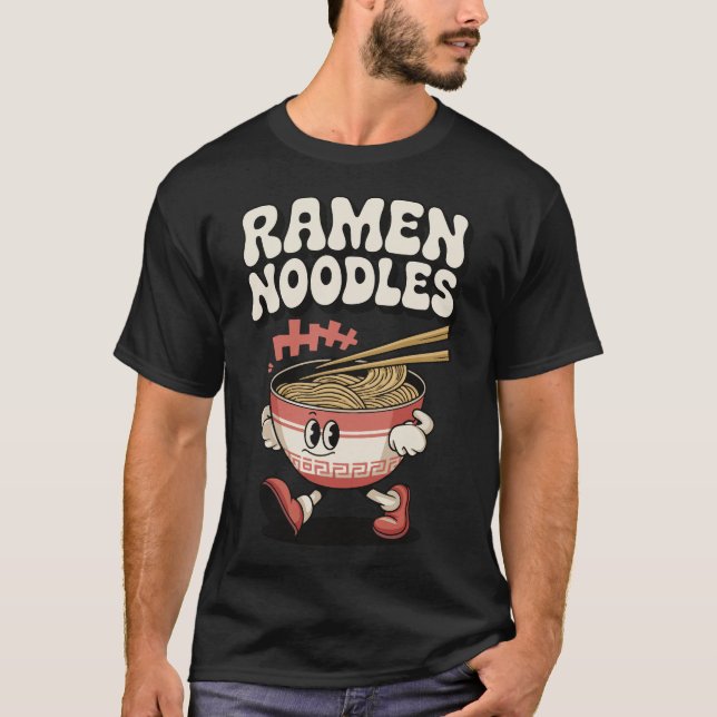 T-shirt Cadeau pour l'Asie des Ramen Noodles (Devant)