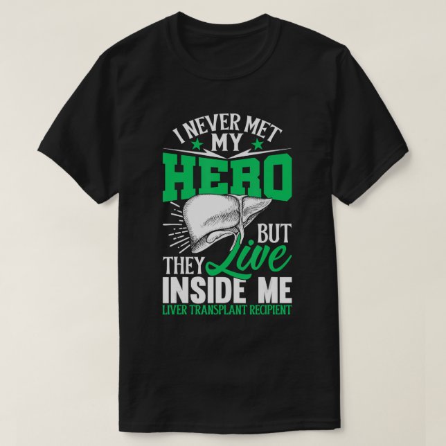 T-shirt Cadeau pour le bénéficiaire de l'organe - Transpla (Design devant)