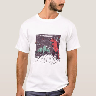 T-shirt Cadeau pour les traders quotidiens Bull et Bear