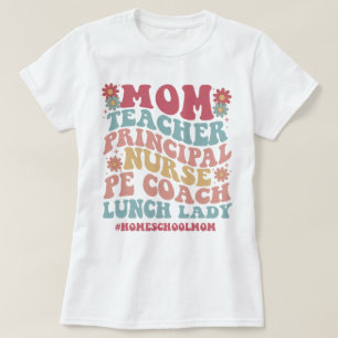 T-shirt Cadeau pour Maman Charlotte Mason Super Homeschool
