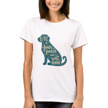 Cadeau pour maman et papa de chien mignon