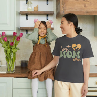T-shirt Cadeau Pour Mère, Meilleure Maman Jamais Chemise