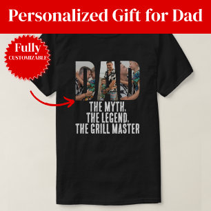 T-shirt Cadeau pour Papa Maître du Grill