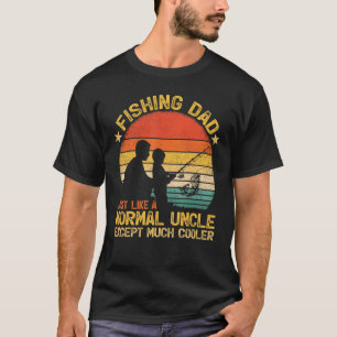 T-shirt Cadeau pour papa pêcheur vintage homme comme un on