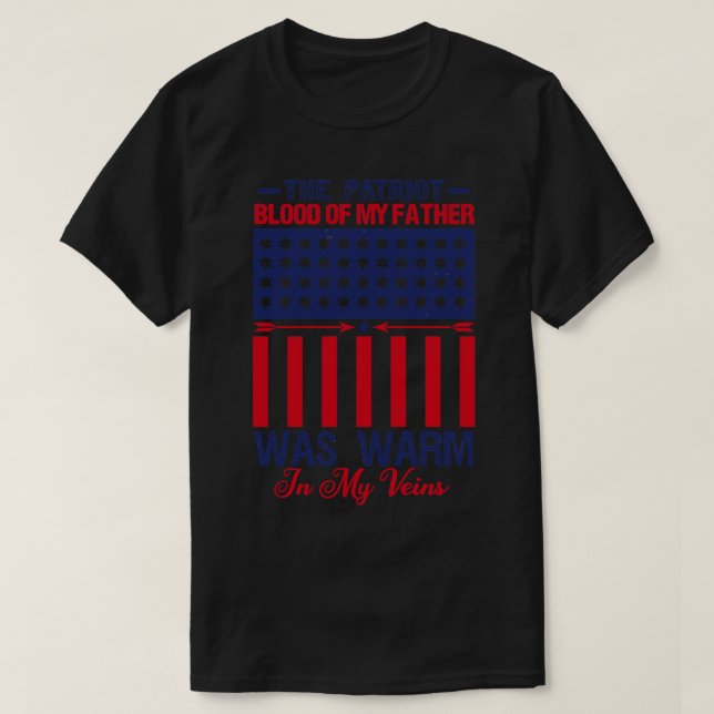 T-shirt Cadeau pour patriotes et Américains fiers (20) (Design devant)