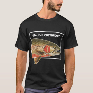 T-shirt Cadeau pour pêcheur de truites arc-en-ciel anadrom